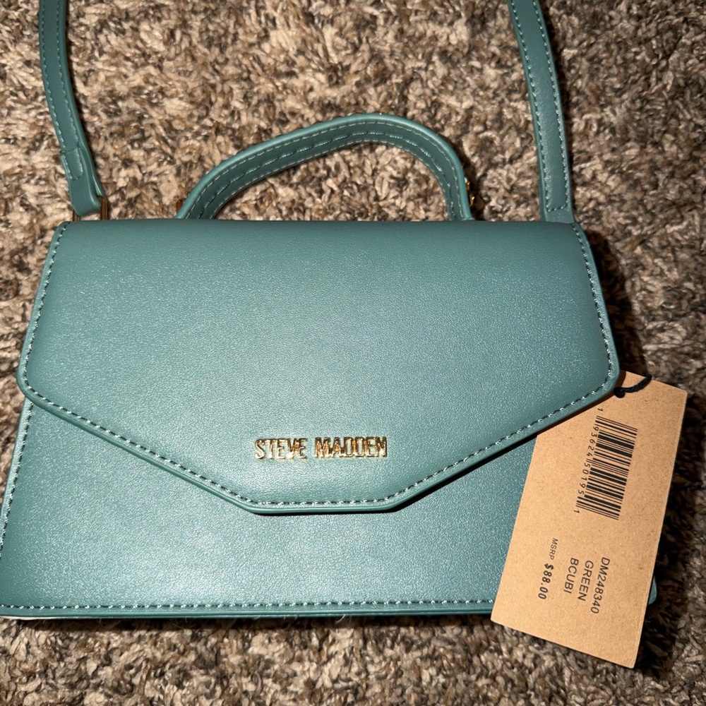 Steve Madden Aqua Crossbody Bag